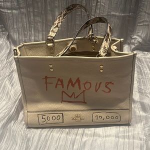 CoachxJean-Michel Basquiat purse gently used